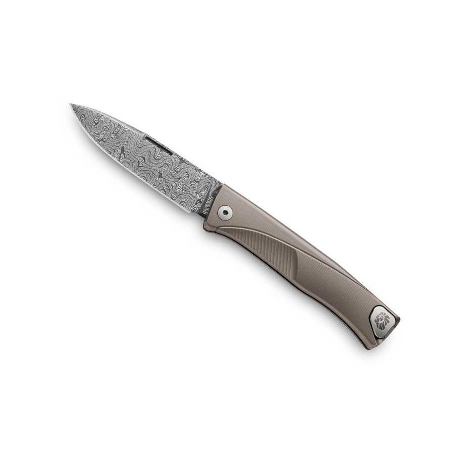 LIONSTEEL - TLD.GY - COUTEAU LIONSTEEL THRILL TITANIUM GRIS DAMAS